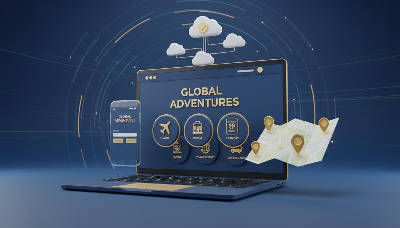 40 Page Travel Agency Website
